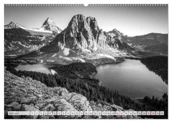 Produktbild: Monochrome Wonders (hochwertiger Premium Wandkalender 2026 DIN A2 quer), Kunstdruck in Hochglanz