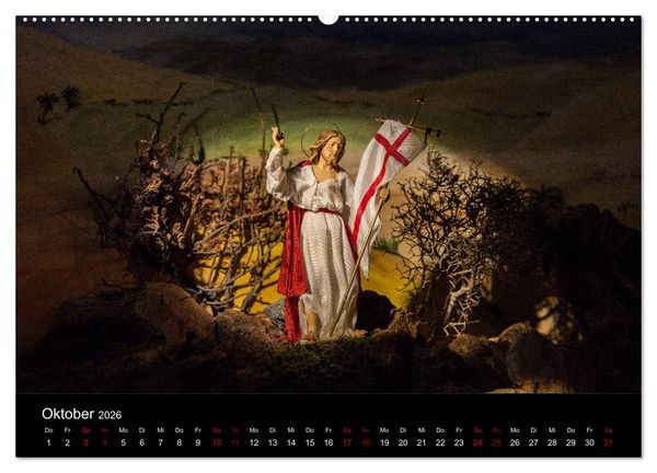 Produktbild: Passionskrippen (Wandkalender 2026 DIN A2 quer), CALVENDO Monatskalender