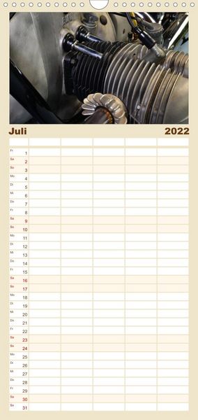 Produktbild: Familienplaner BMW R69S (Wandkalender 2022 , 21 cm x 45 cm, hoch)