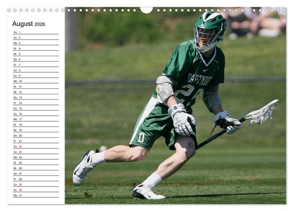 Produktbild: Teamsport Lacrosse - Face-off (Wandkalender 2026 DIN A3 quer), CALVENDO Monatskalender
