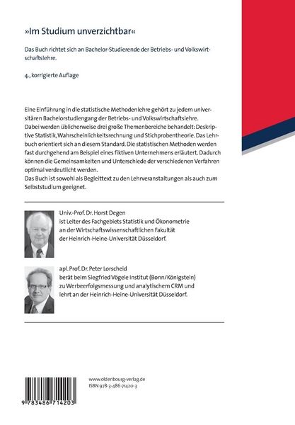 Produktbild: Statistik-Lehrbuch