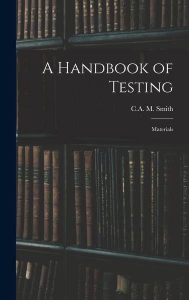 Produktbild: A Handbook of Testing