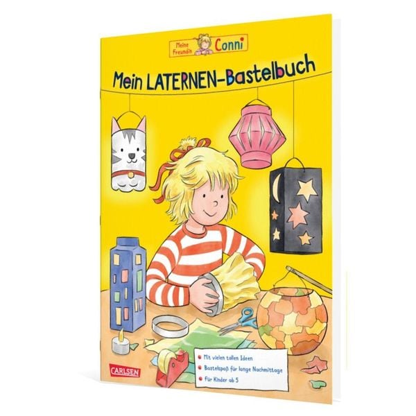 Produktbild: Conni Gelbe Reihe (Besch&auml;ftigungsbuch): Mein Laternen-Bastelbuch