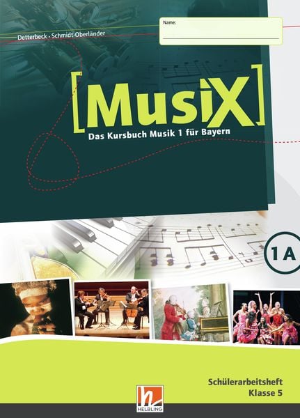 Produktbild: MusiX 1 BY (Ausgabe ab 2017) Sch&uuml;lerarbeitsheft 1A