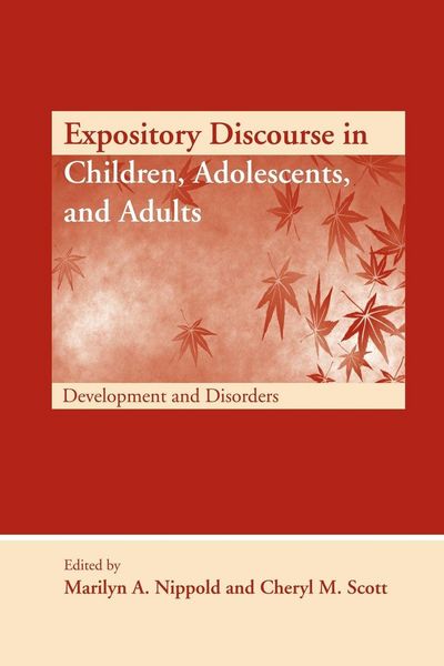 Produktbild: Expository Discourse in Children, Adolescents, and Adults