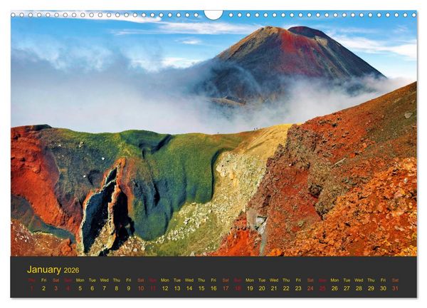 Produktbild: Spirit of New Zealand (Wall Calendar 2026 DIN A3 landscape), CALVENDO 12 Month Wall Calendar