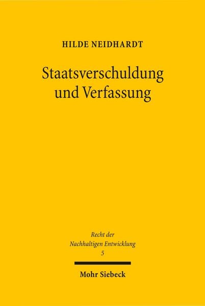 Produktbild: Staatsverschuldung und Verfassung