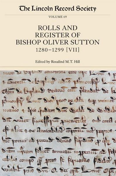 Produktbild: The Rolls and Register of Bishop Oliver Sutton, 1280-1299