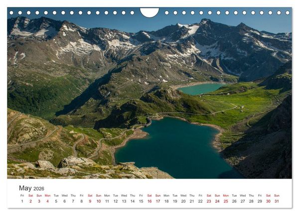 Produktbild: Aosta Valley and its nature (Wall Calendar 2026 DIN A4 landscape), CALVENDO 12 Month Wall Calendar