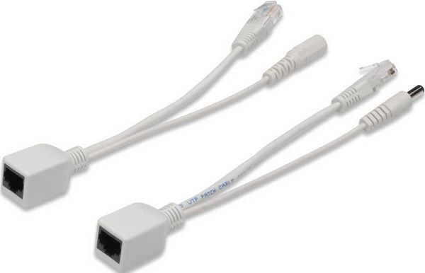 Produktbild: Digitus DN-95001 PoE Kabelset (Splitter + Injector) 10 / 100 MBit/s Passiv