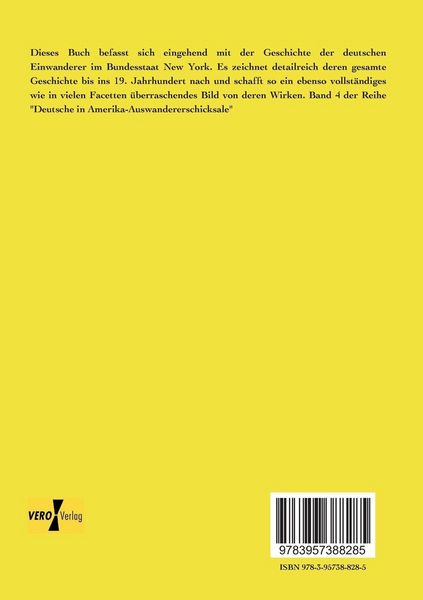Produktbild: Die Geschichte der Deutschen in New York