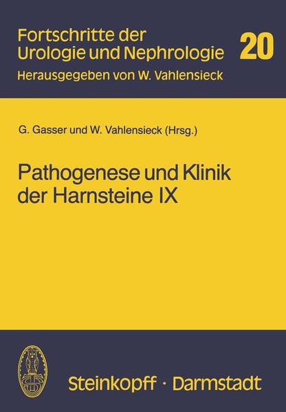 Produktbild: Pathogenese und Klinik der Harnsteine IX