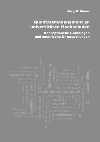 Produktbild: Qualit&auml;tsmanagement an universit&auml;ren Hochschulen