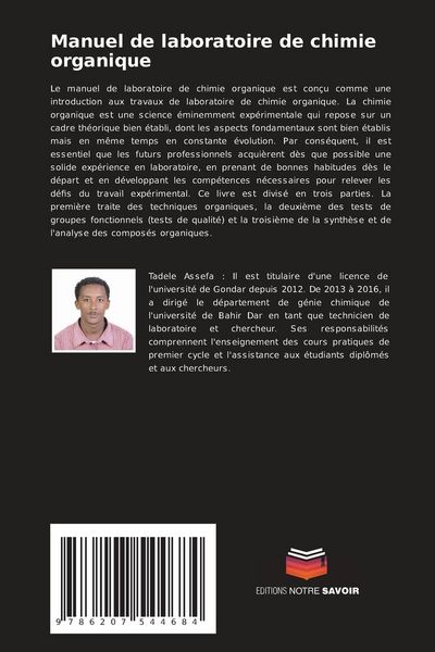 Produktbild: Manuel de laboratoire de chimie organique