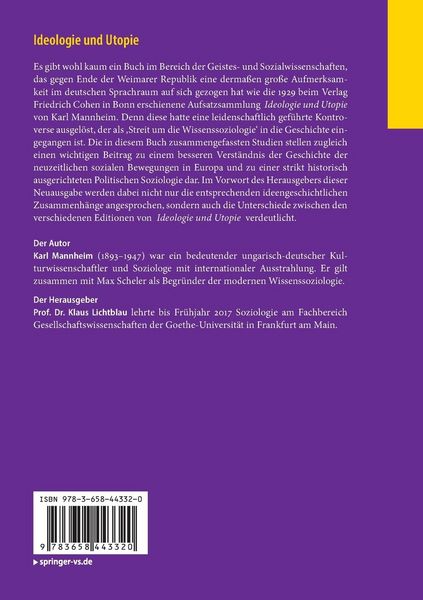 Produktbild: Ideologie und Utopie