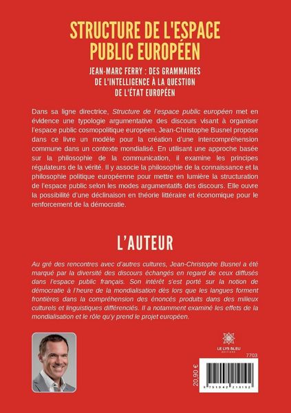 Produktbild: Structure de l'espace public europ&eacute;en