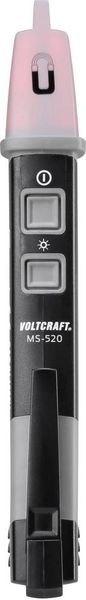 VOLTCRAFT MS-520 Berührungsloser Spannungsprüfer CAT IV 1000V LED, Akustik