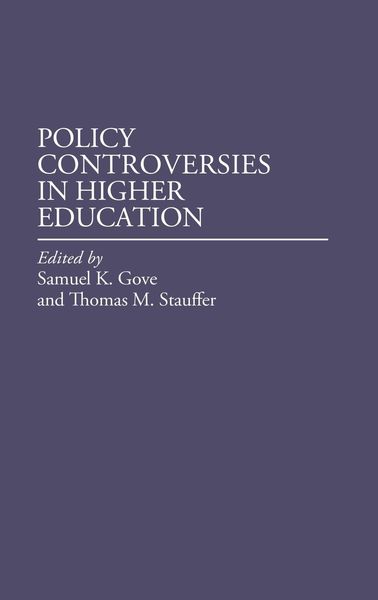 Produktbild: Policy Controversies in Higher Education