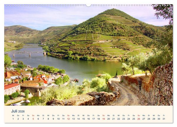 Produktbild: Hola Portugal und Spanien (Wandkalender 2026 DIN A2 quer), CALVENDO Monatskalender