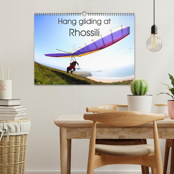 Produktbild: Hang gliding at Rhossili (Wall Calendar 2026 DIN A3 landscape), CALVENDO 12 Month Wall Calendar