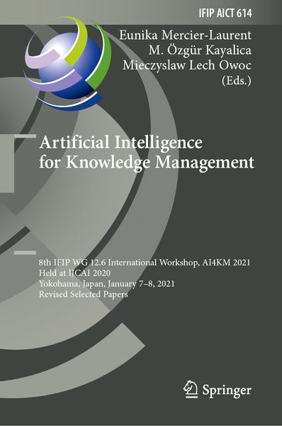 Produktbild: Artificial Intelligence for Knowledge Management