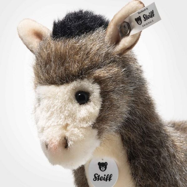 Produktbild: Steiff 067952 - Asinus Esel, stehend, braun, Pl&uuml;sch, 17 cm