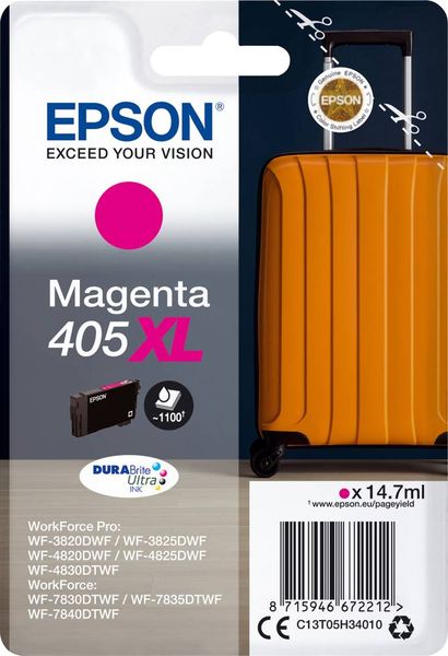 Epson Druckerpatrone T05H3, 405XL Original Magenta C13T05H34010