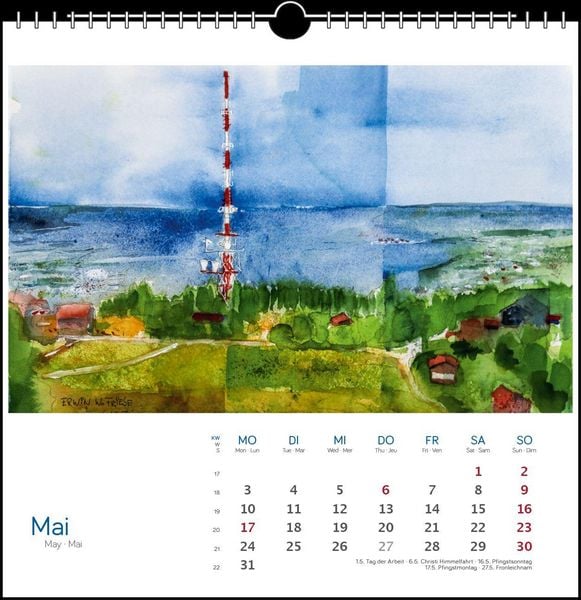Produktbild: Bodensee Aquarell 2027