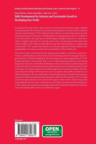 Produktbild: Skills Development for Inclusive and Sustainable Growth in Developing Asia-Pacific