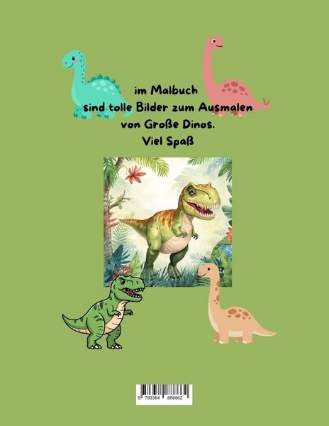 Produktbild: Malbuch die Fantastische Welt der Gro&szlig;en Dinosaurier