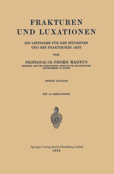 Produktbild: Frakturen und Luxationen