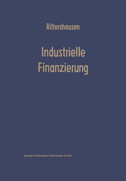 Produktbild: Industrielle Finanzierungen