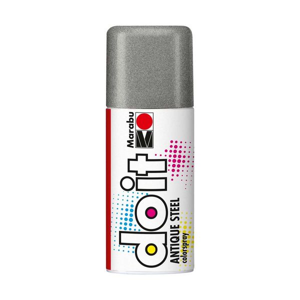 Marabu do it colorspray Antique Steel antik silber 150ml Sprühdose