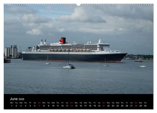 Produktbild: Cruise Southampton (High Quality Premium Wall Calendar 2026 DIN A2 landscape),CALVENDO 12 Month Wall Calendar