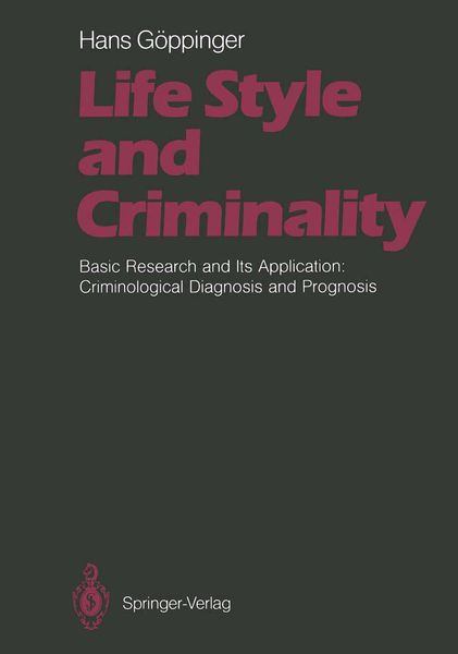 Produktbild: Life Style and Criminality