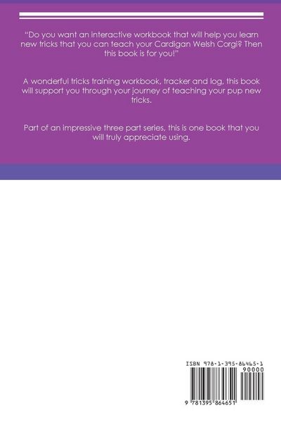 Produktbild: Cardigan Welsh Corgi Tricks Training Cardigan Welsh Corgi Tricks & Games Training Tracker & Workbook. Includes