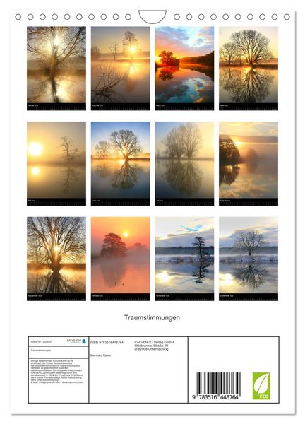 Produktbild: Traumstimmungen (Wandkalender 2026 DIN A4 hoch), CALVENDO Monatskalender