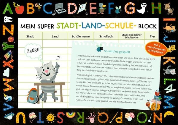 Produktbild: Meine superschlaue kunterbunte Schulstart-Box