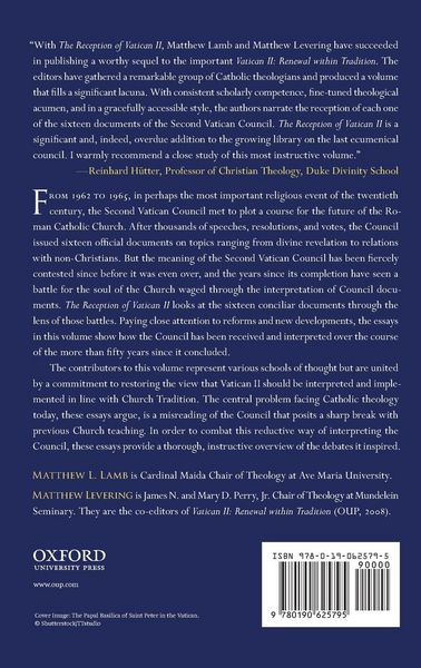 Produktbild: The Reception of Vatican II