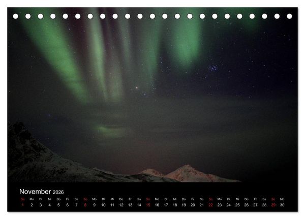Produktbild: Wintertraum Nordnorwegen (Tischkalender 2026 DIN A5 quer), CALVENDO Monatskalender