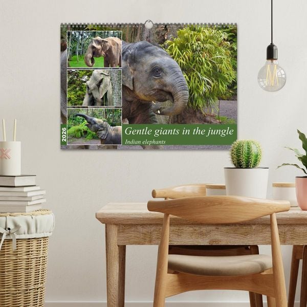 Produktbild: Gentle giants in the jungle (Wall Calendar 2026 DIN A3 landscape), CALVENDO 12 Month Wall Calendar