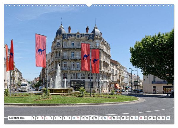 Produktbild: Frankreichs gro&szlig;e St&auml;dte - B&eacute;ziers (hochwertiger Premium Wandkalender 2026 DIN A2 quer), Kunstdruck in Hochglanz