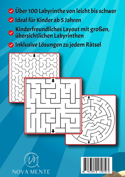 Produktbild: Labyrinthe f&uuml;r Kinder ab 5 Jahren - Band 11