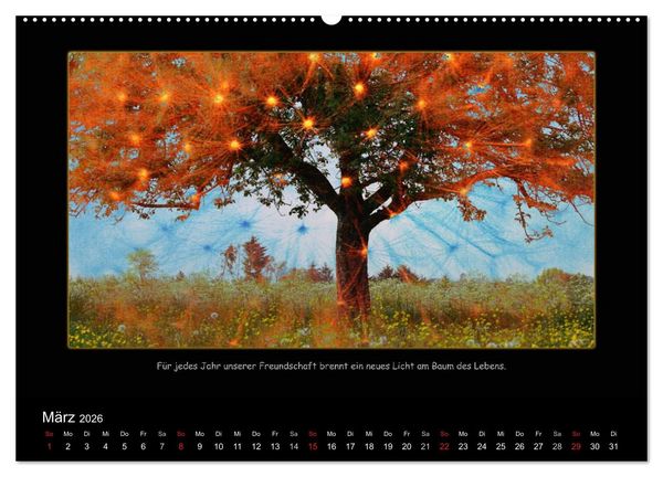 Produktbild: Freundschaft (Wandkalender 2026 DIN A2 quer), CALVENDO Monatskalender