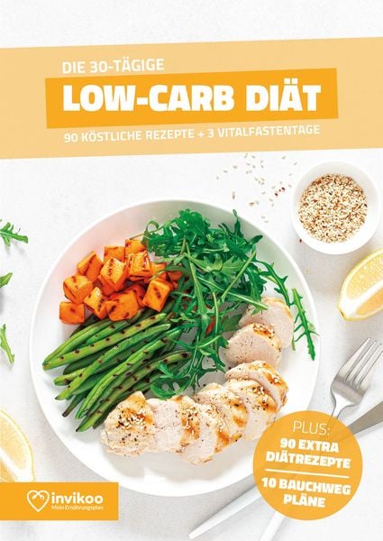 Produktbild: Low Carb Di&auml;t - Ern&auml;hrungsplan zum Abnehmen f&uuml;r 30 Tage