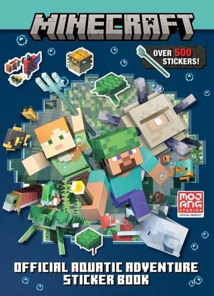 Produktbild: Minecraft Official Aquatic Adventure Sticker Book (Minecraft)