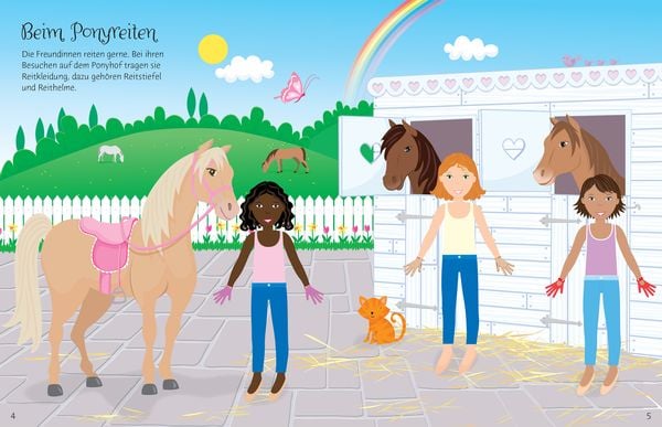 Produktbild: Meine glitzernden Anziehpuppen-Stickerb&uuml;cher mini: Im Ballett, Feen, Freundinnen und Prinzessinnen