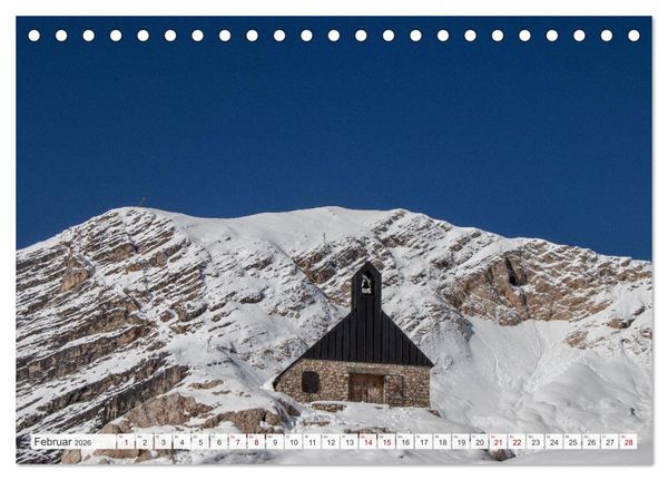 Produktbild: Urlaub in der Zugspitz Region (Tischkalender 2026 DIN A5 quer), CALVENDO Monatskalender