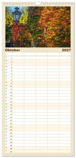Produktbild: Familienplaner 2027 - Immenstaad am sch&ouml;nen Bodensee mit 5 Spalten (Wandkalender, 21 x 45 cm) CALVENDO
