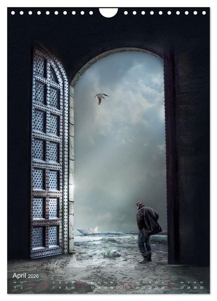 Produktbild: Hinter dem Horizont im Reich der Fantasie (Wandkalender 2026 DIN A4 hoch), CALVENDO Monatskalender
